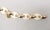 Napier Vintage 1974 Signed Napier Goldtone White Resin Link Bracelet For Sale - Image 4 of 6