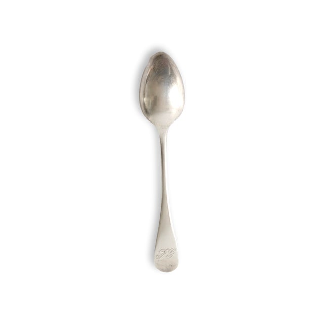 Early 20th Century French Christofle Fidelio Serving Spoons - Set of 6 For Sale In Los Angeles - Image 6 of 6