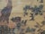 Paint Antique Oriental Birds and Flowers Scroll Painting For Sale - Image 7 of 9