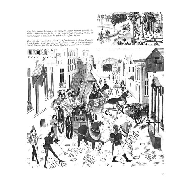 Blue "Au Temps Des Cochers: Histoire Illustree Du Voyage en Voiture Attelee, Du XVe Au XXe Siecle" 1976 Jobe, Joseph For Sale - Image 8 of 13