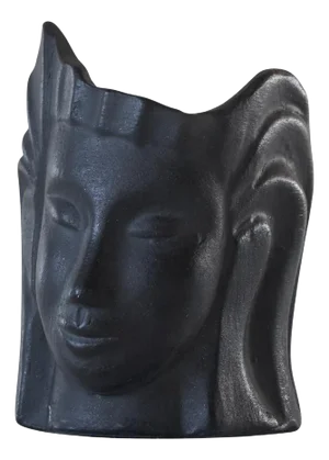 Bucchero Female Head Ceramic Pencil Holder by Carlo Alberto Rossi for Gio Ponti, 1960s