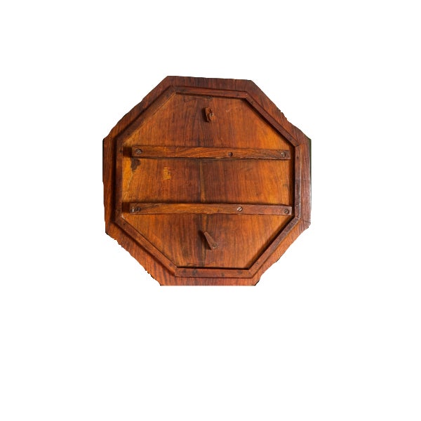 Wood Anglo Indian Folding Table C. 1900 For Sale - Image 7 of 9