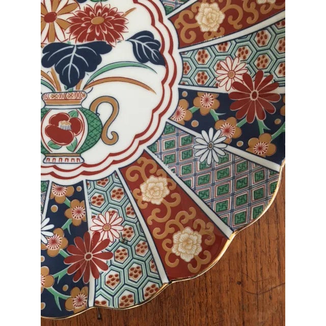 Asian Antique Arita Japan Imari Presentation Plate For Sale - Image 3 of 7