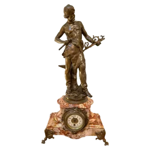 Large Antique Victorian French Mantel Clock
