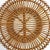 Wood Mid-Century Modern Rattan Pouf in the style of Albini, 1960s For Sale - Image 7 of 11