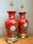 Vintage Hand Painted Glazed Ceramic Lamps - A Pair For Sale - Image 12 of 12
