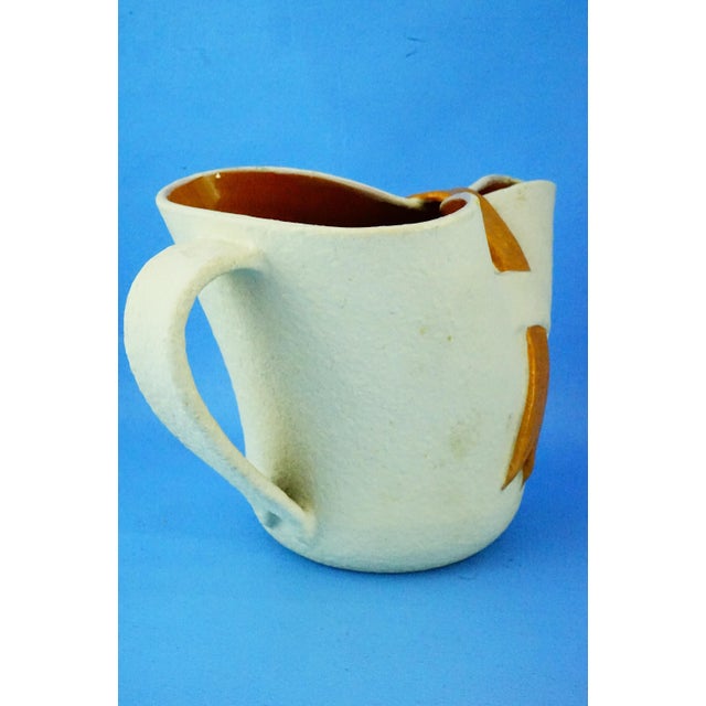 Ceramic Modernist Ceramic Jug Vase by Studio Umbria ARS Umbra Umbertide, 1950s For Sale - Image 7 of 18