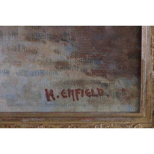 Henry Enfield, Large Victorian Norwegian Fjord Landscape, Oil on Canvas, Framed For Sale - Image 4 of 8