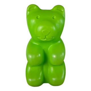 Large Pop Art Green Gummy Bear Lamp from Messow, Germany, 1980s For Sale