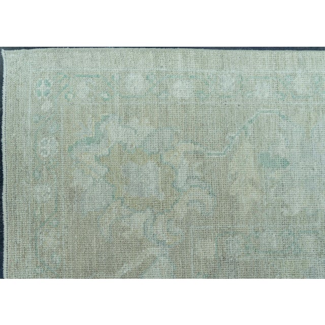 Turkish Oushak Rug 8'11" x 12'3" #19497 For Sale - Image 4 of 8