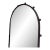 West Elm Black Metal Floor Mirror For Sale