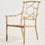 Rustic Vintage Garden Armchair in Metal, 2000s For Sale - Image 3 of 14