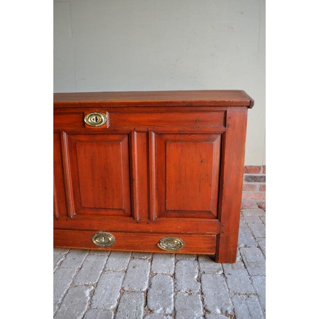 Fruit Tree Wooden Blanket Chest For Sale - Image 4 of 9