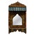 Antique Kashmiri Indian Painted Wall Mirror, 1890 For Sale - Image 11 of 11