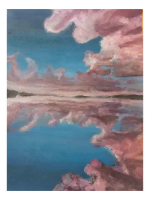 Lis Art, Illusion, Tempera on Paper, 2020