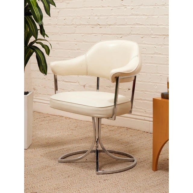 Chrome Craft Set of 4 Chrome-Craft Vintage 70’s Chairs For Sale - Image 4 of 9