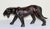 1950s Vintage Mid-Century Black Leather Panther Sculpture – Handcrafted British Safari Animal Figurine For Sale - Image 5 of 14