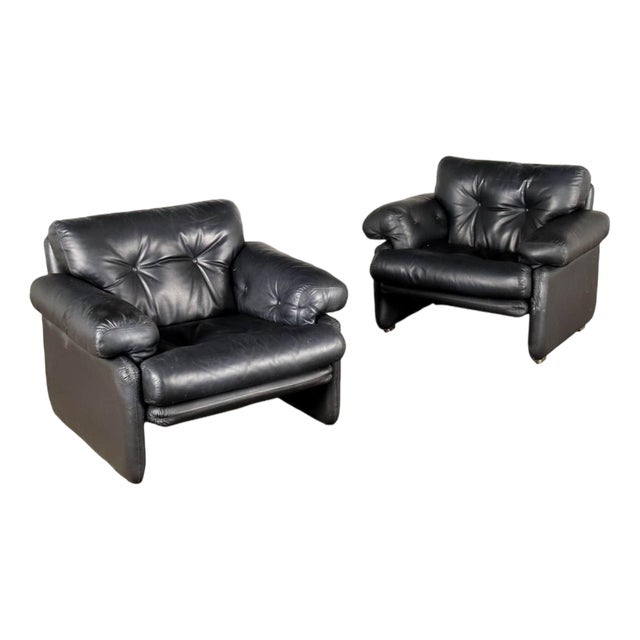 Vintage Coronado Armchairs by Afra & Tobia Scarpa for C&B, 1970s For Sale
