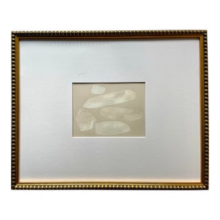 2025 "Crollo" Contemporary Abstract Painting on Paper by Artist r.k. Red For Sale