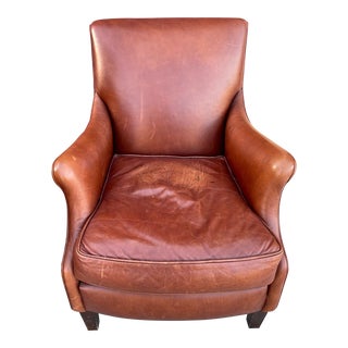 Cisco Brothers Tribeca Leather Club Chair For Sale