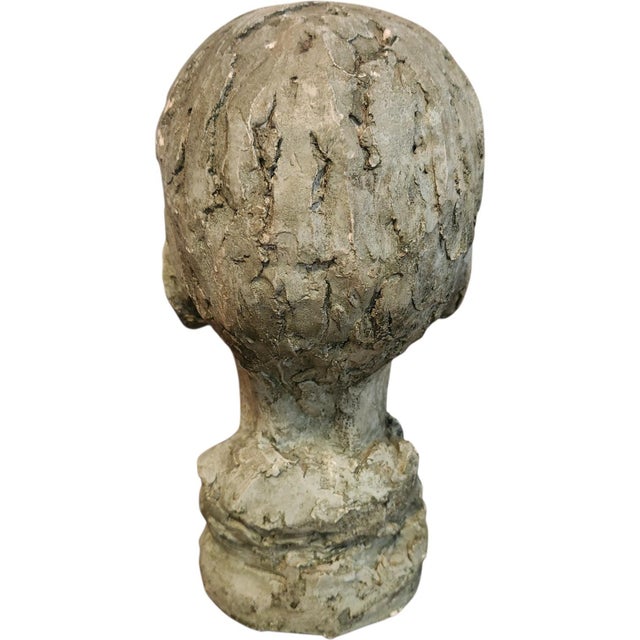 1960s Modernist Figural Bust Sculpture, Attributed to Barbara Cranford For Sale - Image 4 of 9