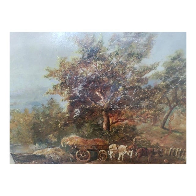 Early 19th Century Landscape Oil Painting For Sale