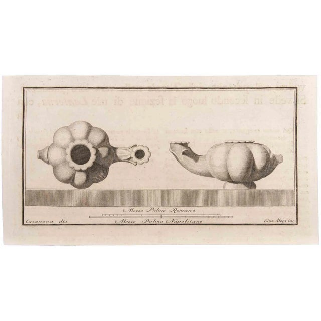Oil lamp is an etching realized by giovanni battista casanova (1735-1810). The etching belongs to the print suite...