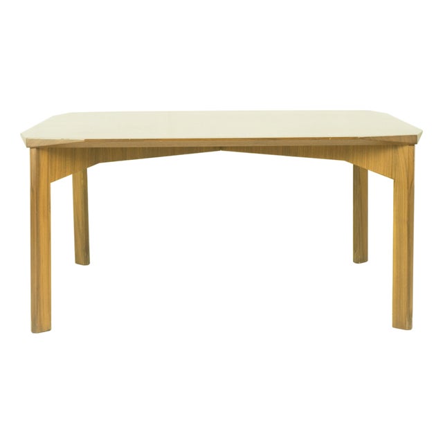 Vintage Italian Teak Wood Coffee Table, 1960s For Sale