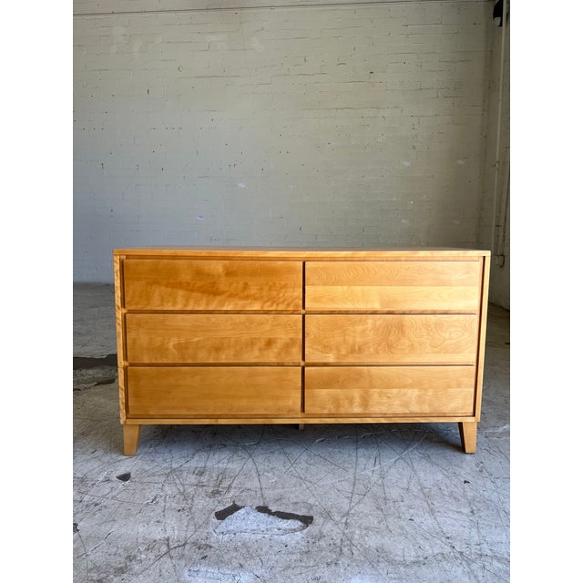 1960s Newly Refinished Mid Century Modern Lowboy Dresser by Conant Ball For Sale - Image 5 of 6