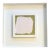 Sarah Trundle, Contemporary Framed Abstract Painting, "Pink on Green" For Sale