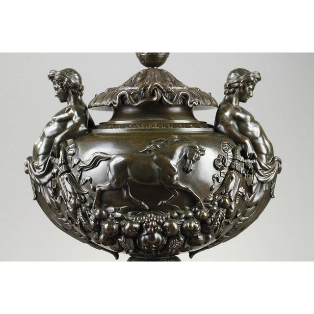 Patinated Bronze Covered Cup by F. Barbedienne, 1850 For Sale - Image 3 of 18