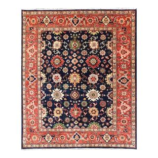 Keivan Woven Arts Sultanabad-Mahal Design in All-Over Floral Hand-Knotted Carpet For Sale