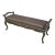 French Carved Silverleaf Decorated Window Bench For Sale