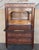 Biedermeier 19th Century Empire Drop-Front Oak Secretary Desk or Abattant, Chest France For Sale - Image 3 of 18