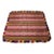 Antique Andean Folk Art Textile – Handwoven Geometric Pattern With Multicolor Fringe For Sale