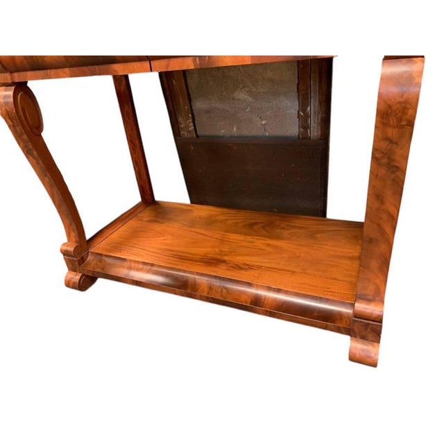 1960s Empire Style Mahogany Server For Sale - Image 4 of 5