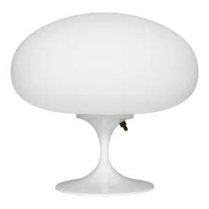 Stemlite Table Lamp by Designline in Gloss White - Mid Century Retro Style