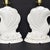 Metal Ceramic Swan Animalia Bird Table Lamps in Pearl White 1980s - a Pair For Sale - Image 7 of 7