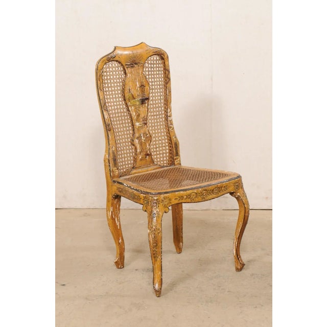 18th Century Vintage Italian Side Chairs - a Pair For Sale In Atlanta - Image 6 of 13