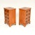 Antique Georgian Yew Wood Bedside Chests, 1950s, Set of 2 For Sale - Image 4 of 10