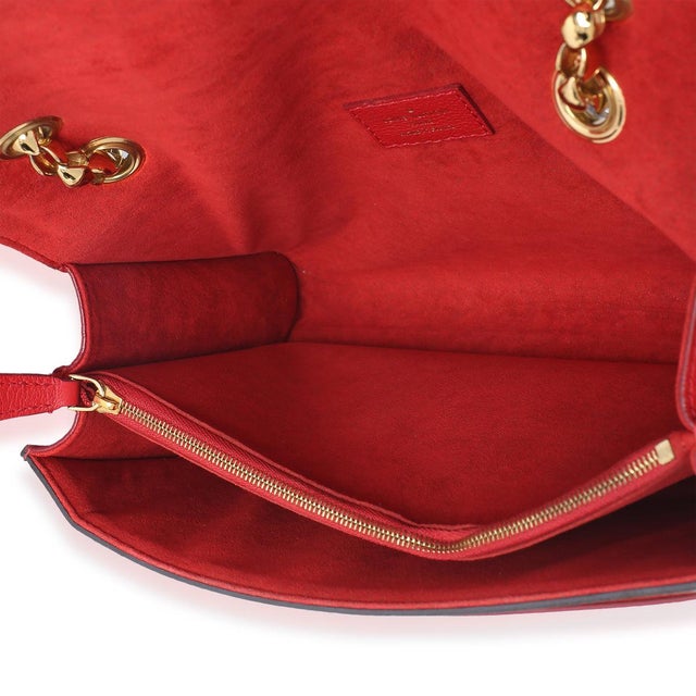 Cherry Monogram Canvas Victoire Chain Bag For Sale - Image 9 of 9