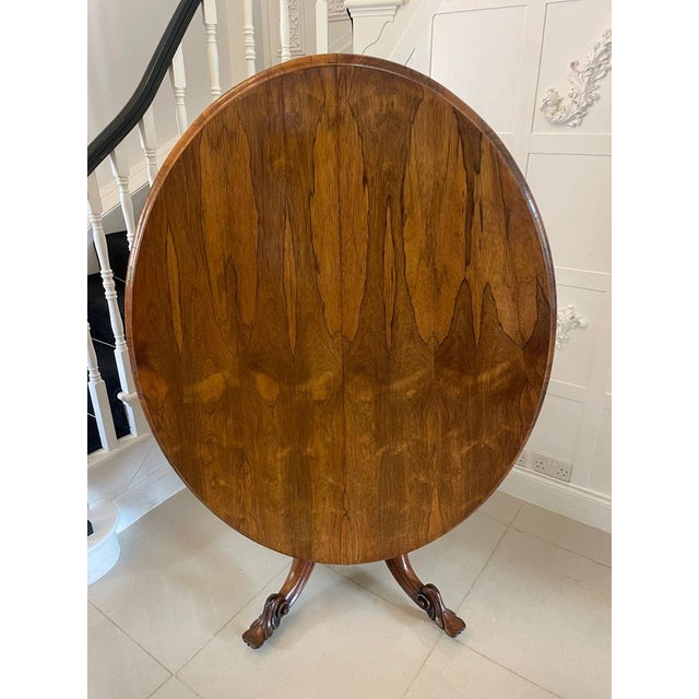 Antique Victorian Rosewood Dining Table, 1850 For Sale - Image 15 of 15