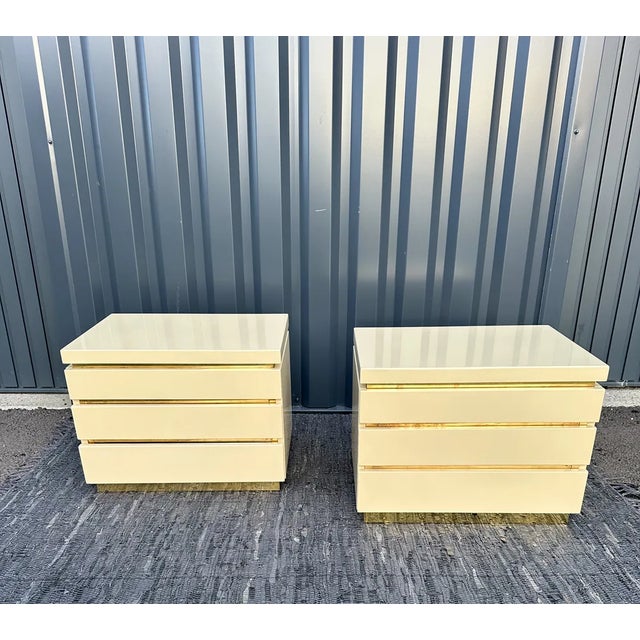 Vintage Bedside Tables by Jean Claude Mahey, 1960s, Set of 2 For Sale - Image 12 of 12