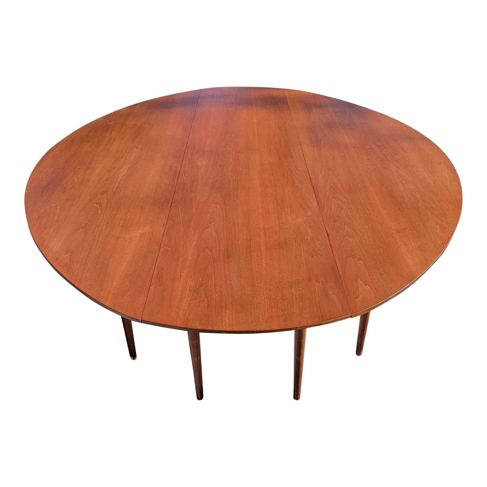 1960s Mid Century Modern Heritage Henredon Drop Leaf Dining Table