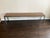 Industrial Arhaus Reclaimed Oak Table and Bench With Industrial Legs For Sale - Image 3 of 10