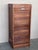 Art Deco Early 20th Century Filing Cabinet With One Roller Louver Door & Five Shelves For Sale - Image 3 of 11