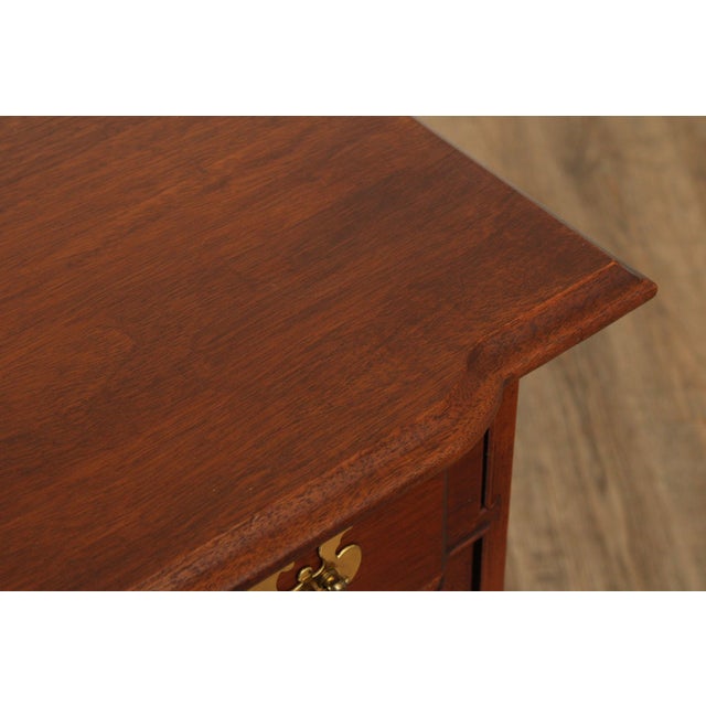 Chippendale Style Custom Crafted Mahogany Blockfront Chest For Sale In Philadelphia - Image 6 of 13