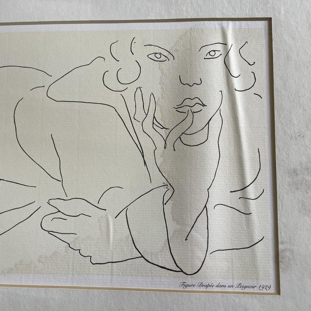 Modern Henri Matisse, Figure Draped in a Bathrobe, 1929, Lithograph For Sale - Image 3 of 7