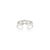 Gemstone Open Cuff Double Band Ring With Tanzanite & Zircon for Her, Size 7.5 For Sale - Image 7 of 12