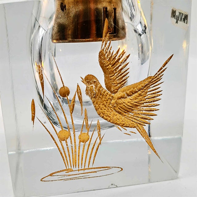 1960s Lighter in Murano Glass with Handcrafting 24k Gold Finishing by Pagnin & Bon, Italy, 1960s For Sale - Image 5 of 7